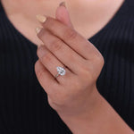 statement ring with solitaire engagement rings sparkle and luxurious bridal jewelry ring appearance.