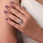 Black gold engagement rings with modern dark luxury diamond style