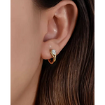 0.60 Ct lab grown pear cut diamond earrings for women in elegant pear shape design