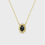 2.00 Ct Natural Black Diamond Statement Pendant Necklace Unique Gift for Women
