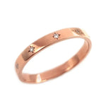 Dainty gold initial signet ring elegant personalized jewelry for women gift choice