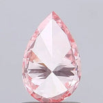 vivid pink colour diamond pear Shaped Fancy Vivid Pink Lab Grown Diamond
