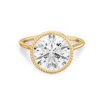 2 carat diamond engagement ring with bold sparkling centerpiece