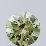 green colour diamond round Brilliant Fancy Intense Green Lab Grown Diamond