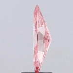 Certified lab grown diamond report with fluorescence and color chart information, marquise pink lab grown diamond