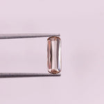 3.23 Ct champagne lab grown diamond elongated criss cut cushion shape, VS clarity loose diamond for custom engagement ring or fine jewelry