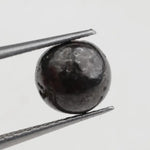black colour rough cut diamond ring with rough brown diamond