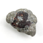 grey & orange rough herkimer diamond rough grey diamond
