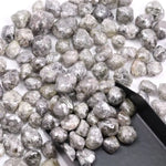 7.25 Ct Grey Rough Diamond Lot Loose Rough Raw Diamond Earth Mined Diamond Lot Use For Custom Jewerly
