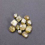 1.10 Ct Yellow Rough Raw Colored Diamond Lot Uncut Raw Rough Diamond Lot Use For Custom Jewerly