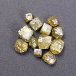 1.10 Ct Yellow Rough Raw Colored Diamond Lot Uncut Raw Rough Diamond Lot Use For Custom Jewerly