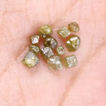 1.10 Ct Yellow Rough Raw Colored Diamond Lot Uncut Raw Rough Diamond Lot Use For Custom Jewerly