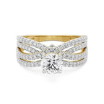 4.27 Ct Unique solitaire engagement Diamond rings For Jewerly .