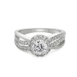 3.27 Ct Unique Diamond Ring for solitare round diamond engagement ring