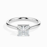 Vintage sapphire engagement ring in custom gold design- Cushion Cut Diamond  Ring