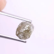 2.33 Ct Rough Uncut Diamond Irregular Diamond Grey Natural Fancy Rough Use For Jewerly