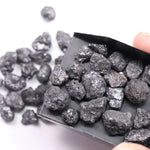 6.00 Ct Black Rough Diamond Lot Loose Uncut Balck Rough Diamond Use For Custom Jewerly