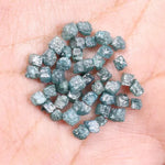 3.26 Ct Blue Rough Raw Diamond UncutIrregular Diamond Lot Use For Custom Jewerly
