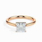 Vintage sapphire engagement ring in custom gold design- Cushion Cut Diamond  Ring