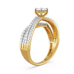 4.27 Ct Unique solitaire engagement Diamond rings For Jewerly .