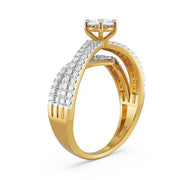 4.27 Ct Unique solitaire engagement Diamond rings For Jewerly .