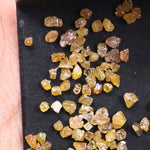 3.56 Ct Yellow Raw Rough Diamond Lot Uncut Earth Mined Diamond Lot Use For Custom Jewerly