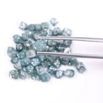 3.26 Ct Blue Rough Raw Diamond UncutIrregular Diamond Lot Use For Custom Jewerly