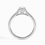 oval cut lab grown diamond engagement ring Women Diamond Ring