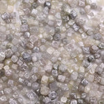 20.00 Ct Uncut Grey Raw Rough Diamond Lot Natural Loose Earth Mined Diamond Lot Use For Custom Jewerly