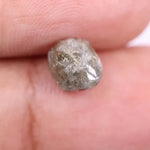 2.33 Ct Rough Uncut Diamond Irregular Diamond Grey Natural Fancy Rough Use For Jewerly