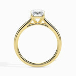 1 Ct radiant cut diamond engagement & solitaire ring, radiant cut engagement ring, rectangle engagement ring, white sapphire engagement rings.