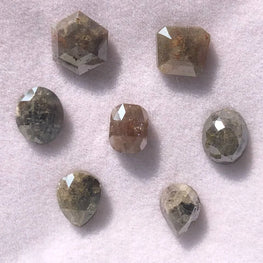17.29 CT Natural Loose Diamond Salt And Pepper Diamond Fancy Mix Shape Diamond