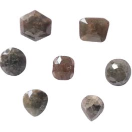 17.29 CT Natural Loose Diamond Salt And Pepper Diamond Fancy Mix Shape Diamond
