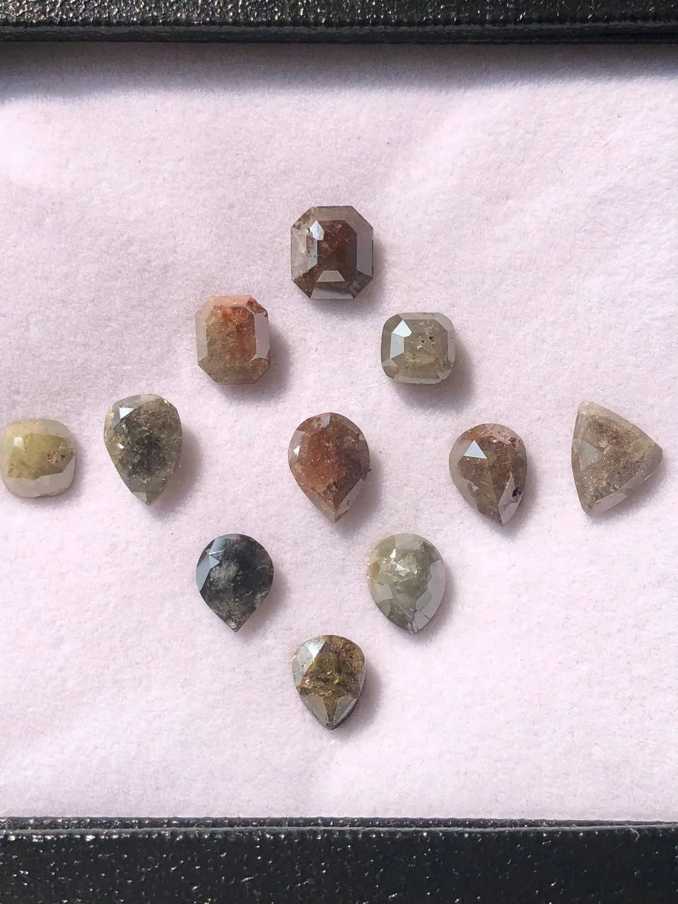 24.16 CT Natural Mix Shape Diamond Salt And Pepper Diamond Fancy Loose Diamond For Jewelry