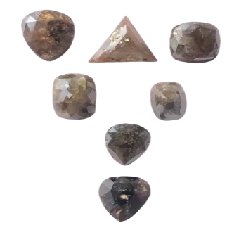 14.80 CT Natural Mix Shape Diamond Fancy Loose Diamond Salt And Pepper Diamond For Jewelry