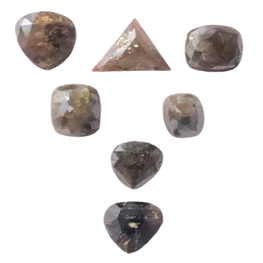 14.80 CT Natural Mix Shape Diamond Fancy Loose Diamond Salt And Pepper Diamond For Jewelry