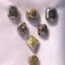 24.07 CT Natural Mix Shape Diamond Salt And Pepper Loose Diamond Fancy Jewelry Making Diamond