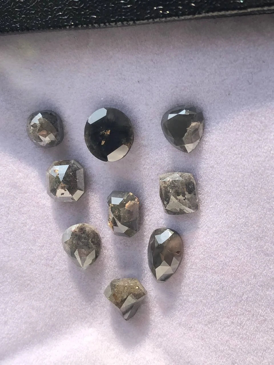 18.37 CT Natural Loose Diamond Salt And Pepper Diamond Fancy Jewelry Making Diamond