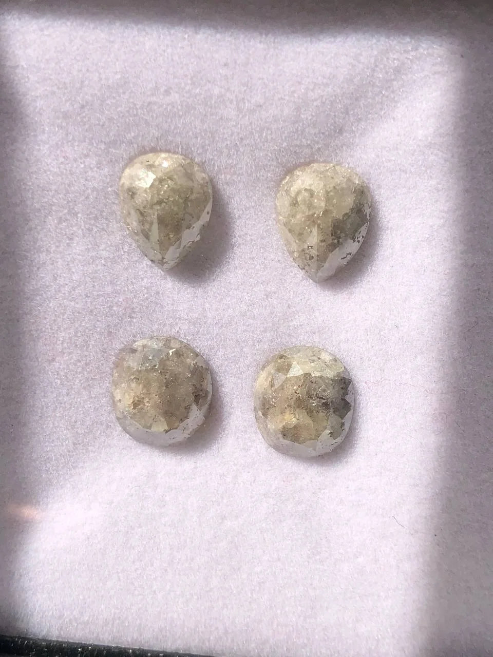 White Salt & Pepper Natural Diamond
