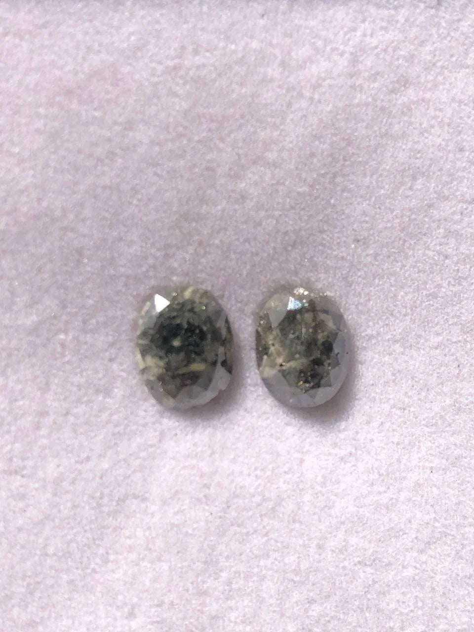 Oval Shape Salt & Pepper Loose Diamond