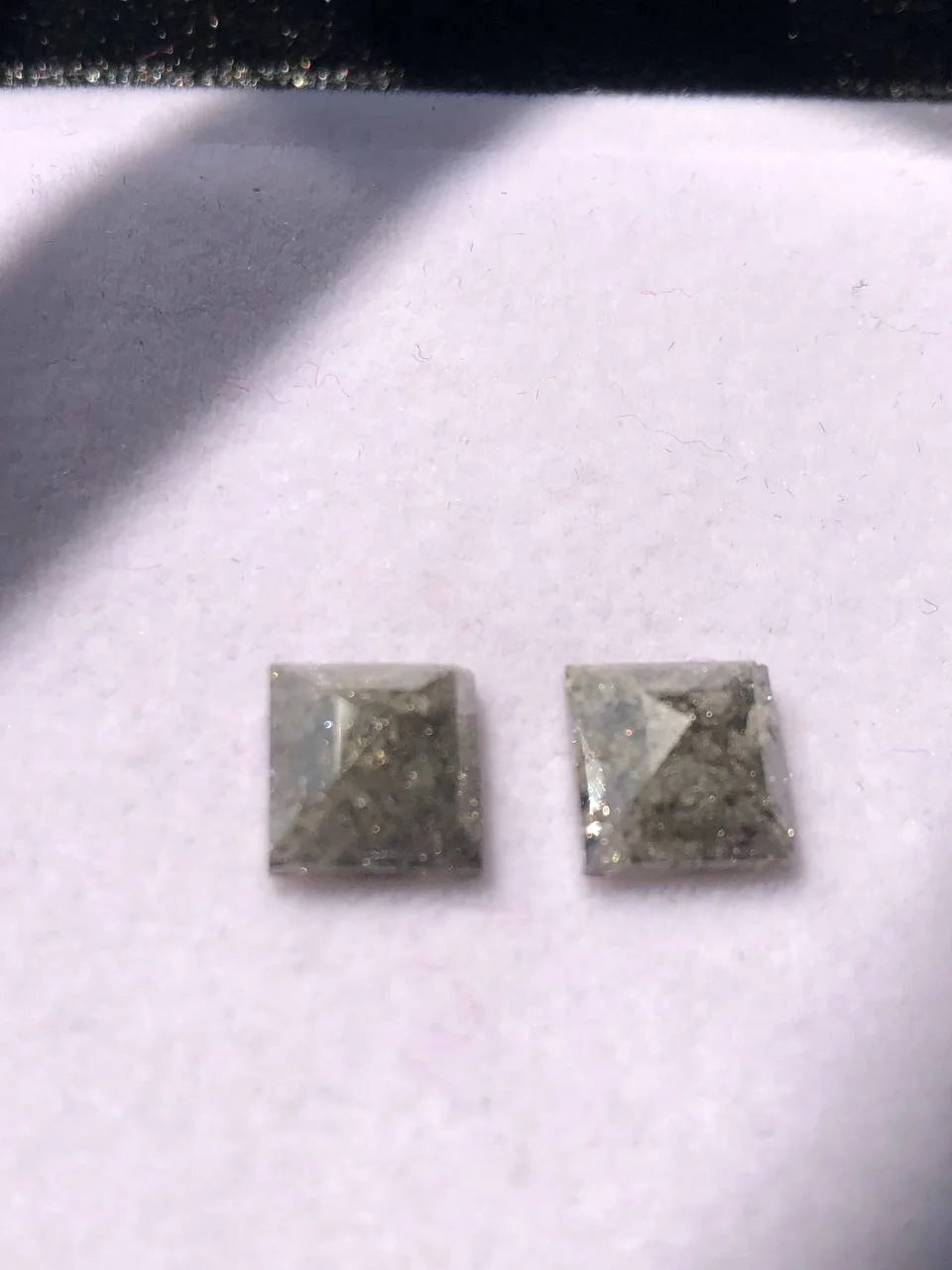 5.67 CT Sqaure Shape Salt & Pepper Diamond