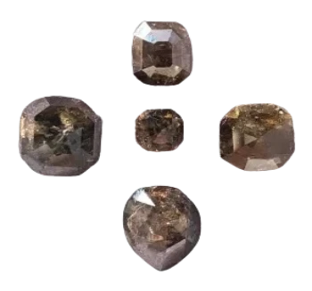 7.26 CT Natural Mix Shape Diamond Fncy Salt And Peppper Diamond Jewelry Making Loose Diamond