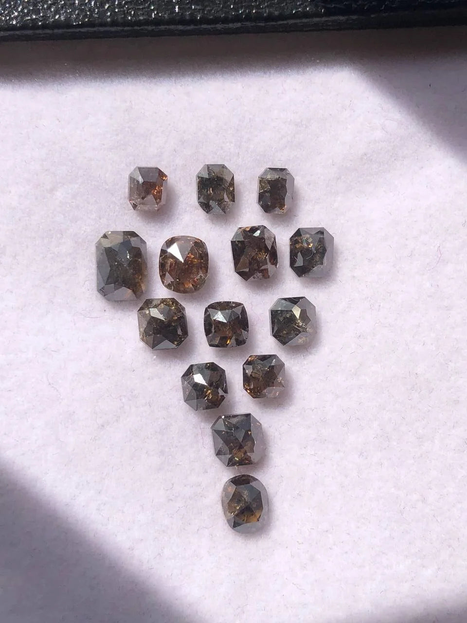 9.95 CT Natural Mix Shape Diamond Fancy Salt And Pepper Diamond Loose Jewelry Making Diamond