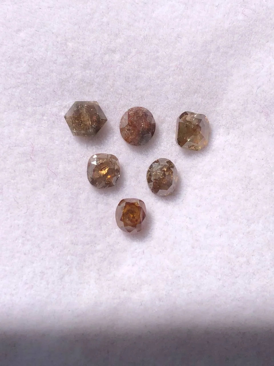 3.70 CT Natural Mix Shape Diamond Fancy Salt And Pepper Diamond Jewelry Making Loose Diamond