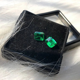2.56 Lab Created Emerald Gemstone