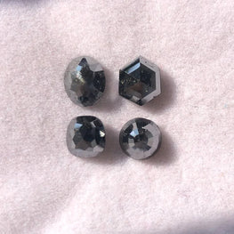 8.76 CT Mix Shape Loose Diamond Natural Black Diamond For Jewelry Making