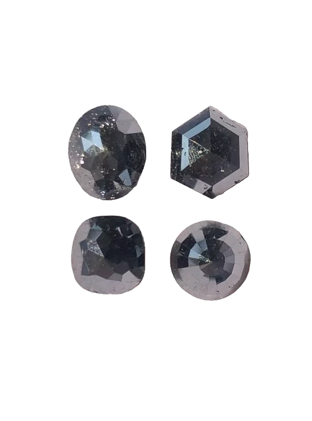 8.76 CT Mix Shape Loose Diamond Natural Black Diamond For Jewelry Making