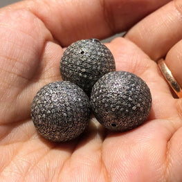 Vintage Pave Natural Diamond Balls