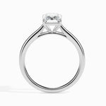 1 Ct radiant cut diamond engagement & solitaire ring, radiant cut engagement ring, rectangle engagement ring, white sapphire engagement rings.
