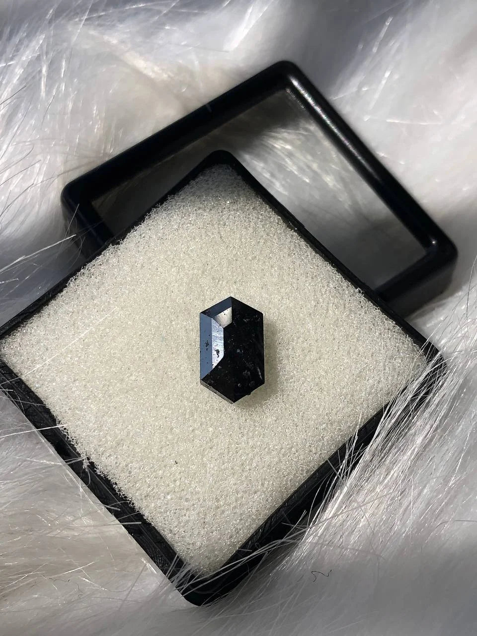 4 Ct Natural Black Fancy Loose Diamond For Crafting Timeless Exquisite Jewelry